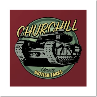 Churchill Tank Posters and Art